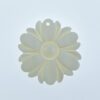 Tropical Flower Beads White Freshwater Mother of Pearl FWM-0003