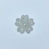 10pc Flower Beads White Mother Of Pearl 15mm WM-0136