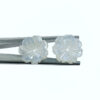 10pc Flower Beads White Mother Of Pearl 15mm Hand Carved WM-0131