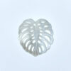 2pc Monstera Leaf Beads White Mother Of Pearl Pendants Charms WM-0022