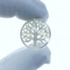 2pc Tree Of Life Beads White Mother of Pearl Pendants WM-0072