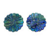 2pc Abalone Daisy Flower Beads Pendants Natural Shell AB-0002
