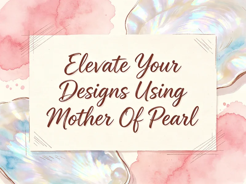 Elevate your jewelry designs using mother of pearl beads.