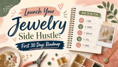 Learn how to launch your jewelry side hustle in 30 days.